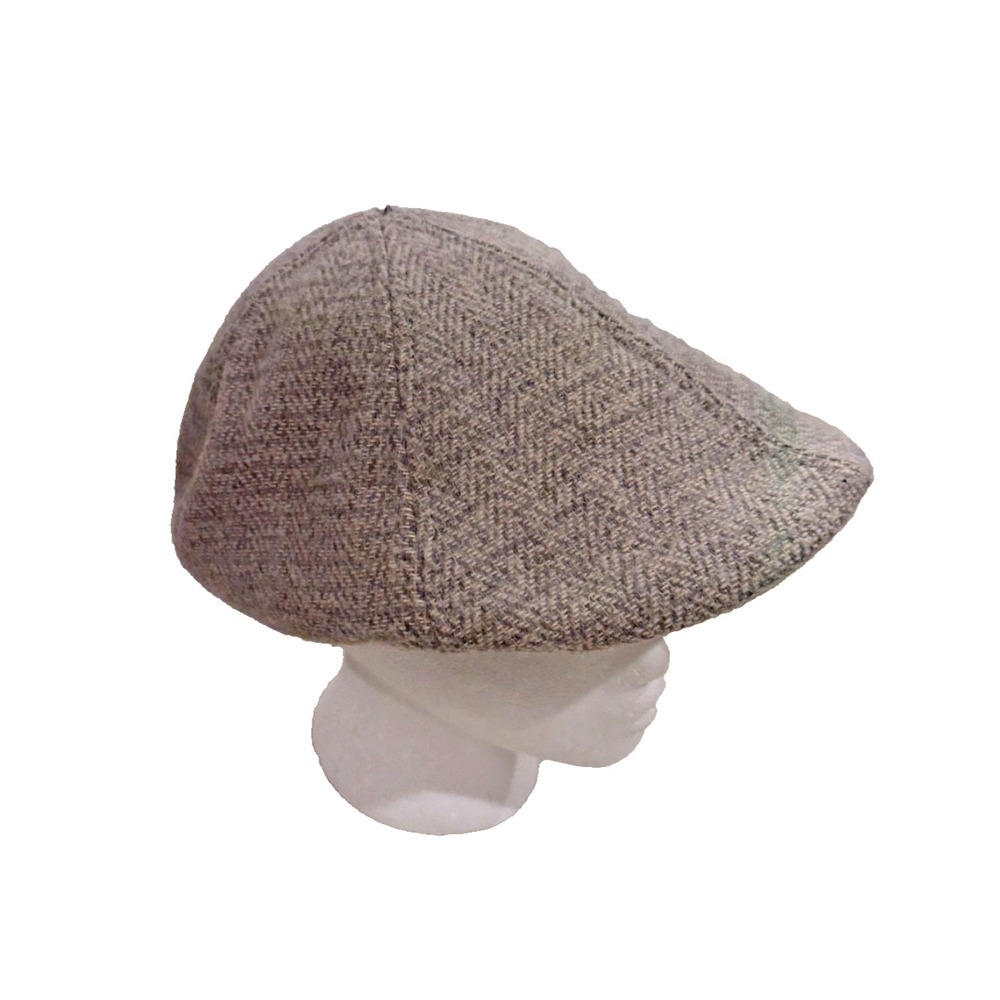 Goodfellow & Co, Newsboy Cap; Beige/Grey Houndstooth; Size M/L